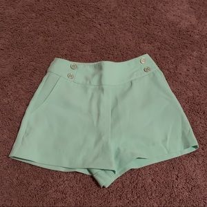 High waisted shorts